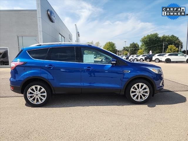 Used 2017 Ford Escape Titanium with VIN 1FMCU9JD9HUA77151 for sale in Arlington, WI