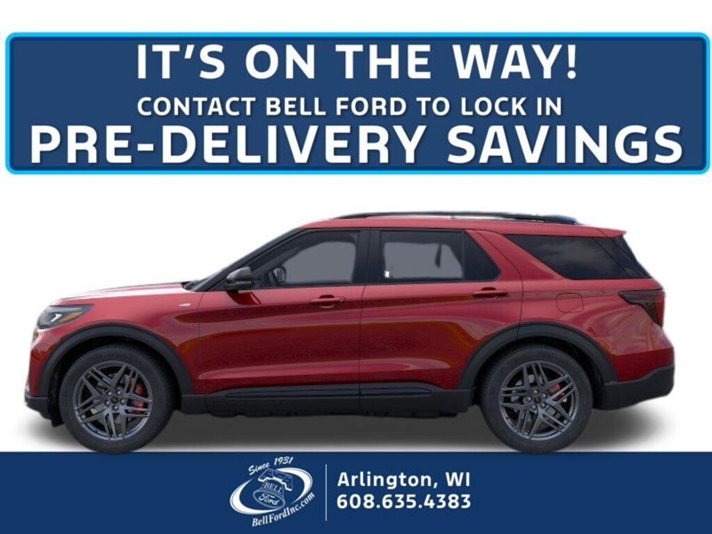 New 2026 Ford Explorer ST-Line SUV