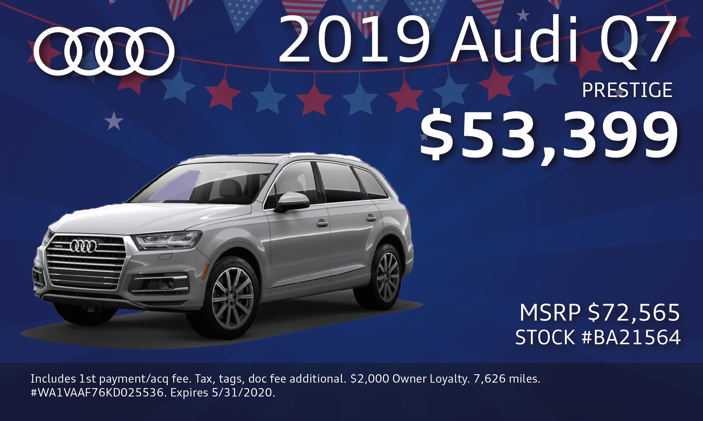 Manager's Specials Bell Audi