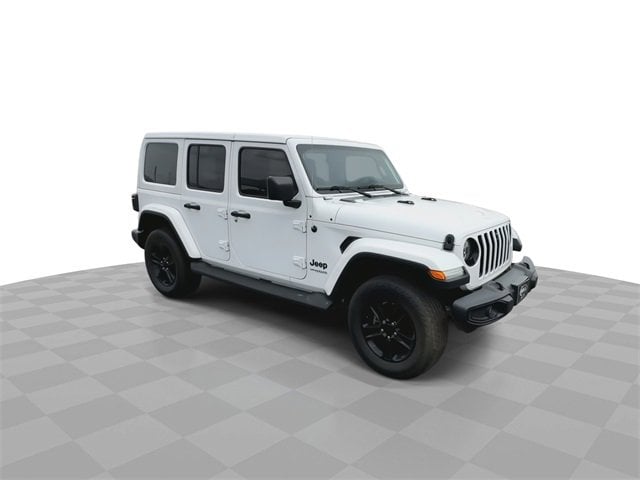 Used 2021 Jeep Wrangler Unlimited Sahara Altitude with VIN 1C4HJXEN1MW620467 for sale in Adrian, MI