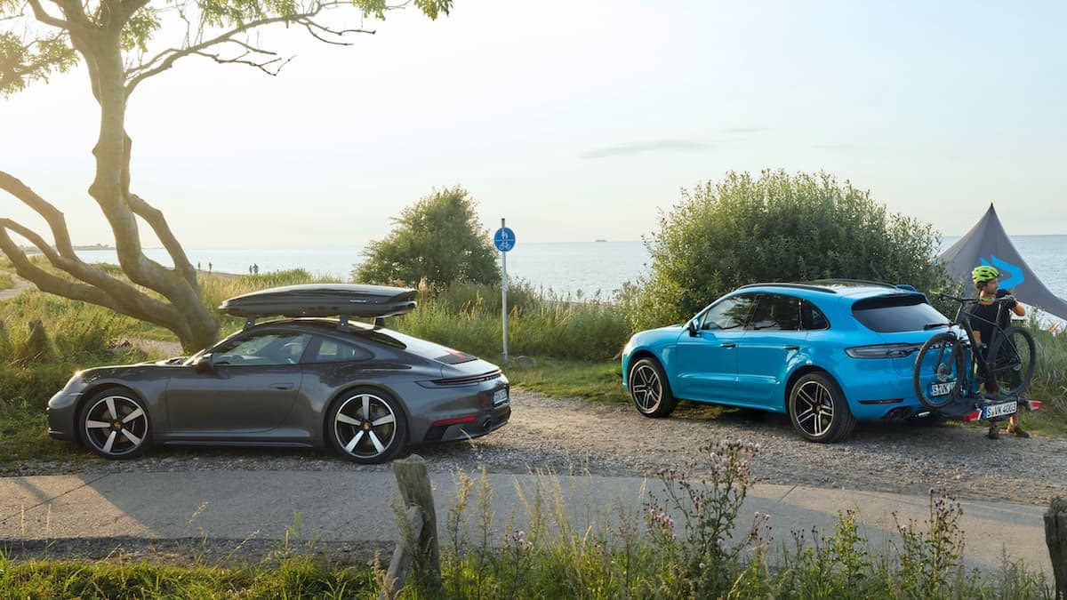 Porsche 911 and Porsche Macan with Tequipment Accessories