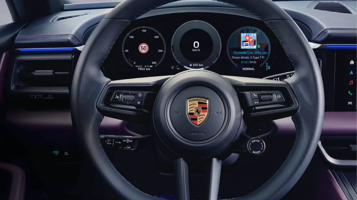 Porsche Macan Electric multifunction sports steering wheel