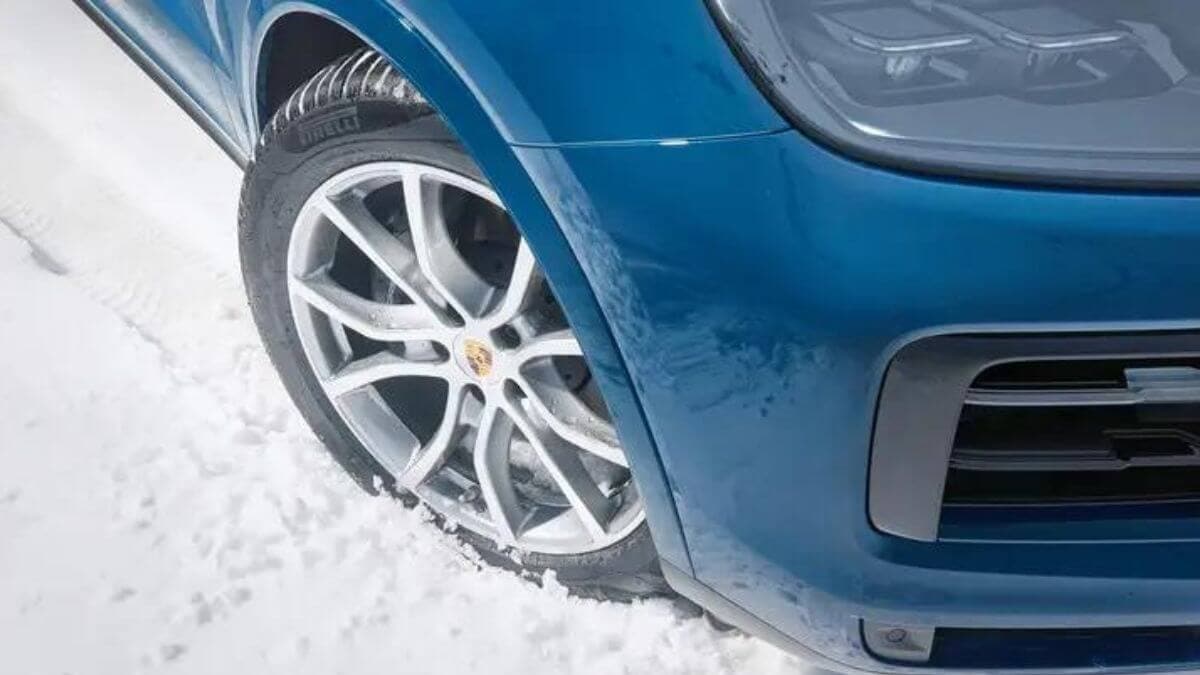 Porsche Tequipment wheels with winter tires