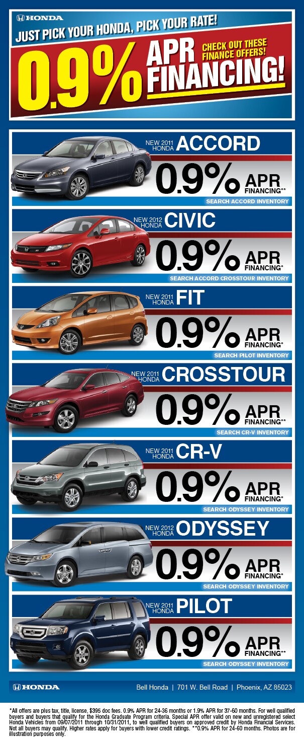 Bell Honda Phoenix Finance New & Used Honda Cars & Trucks