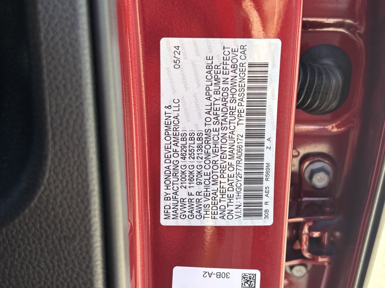 2024 Honda Accord Hybrid Sport-L - Photo 33