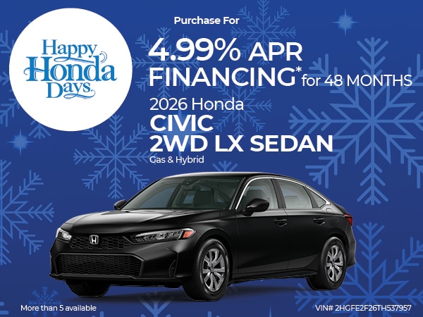 Bell Honda Monthly Specials and Offers | in Phoenix, near Glendale, AZ
