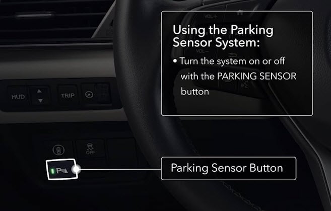 How to Use the Parking Sensor System - 2022 Honda Accord Hybrid EX