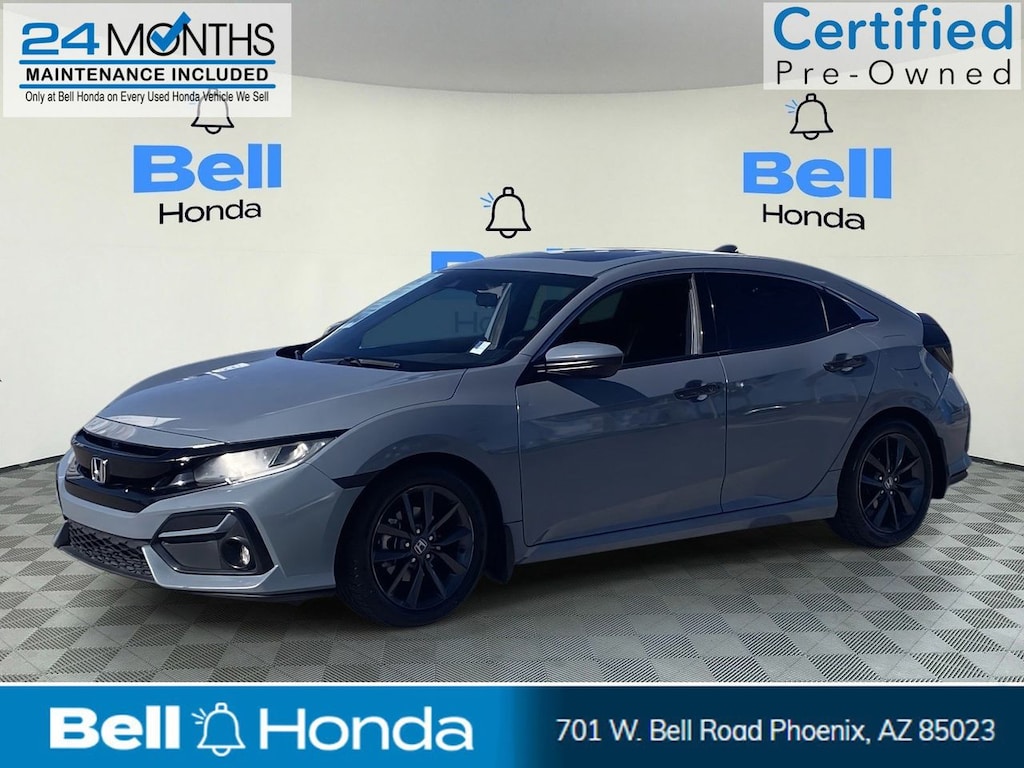 Certified 2021 Honda Civic EX Hatchback