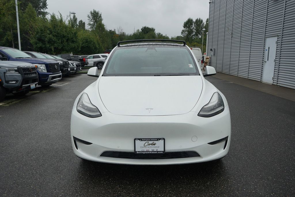 Used 2020 Tesla Model Y Long Range with VIN 5YJYGDEE4LF052828 for sale in Kansas City