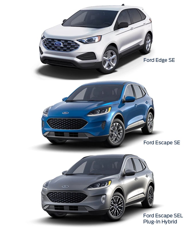 Ford Edge vs Ford Escape comparison