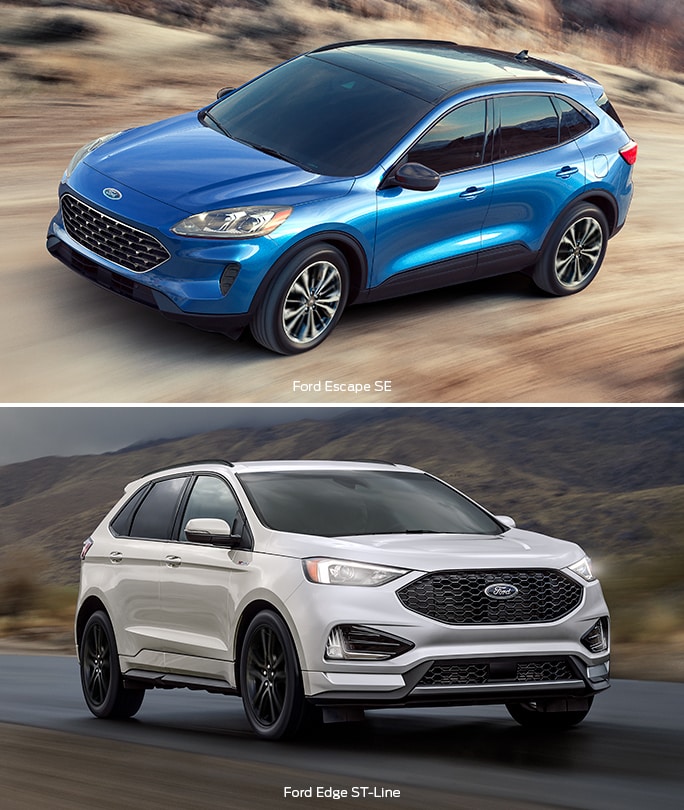 Ford Edge vs Ford Escape comparison