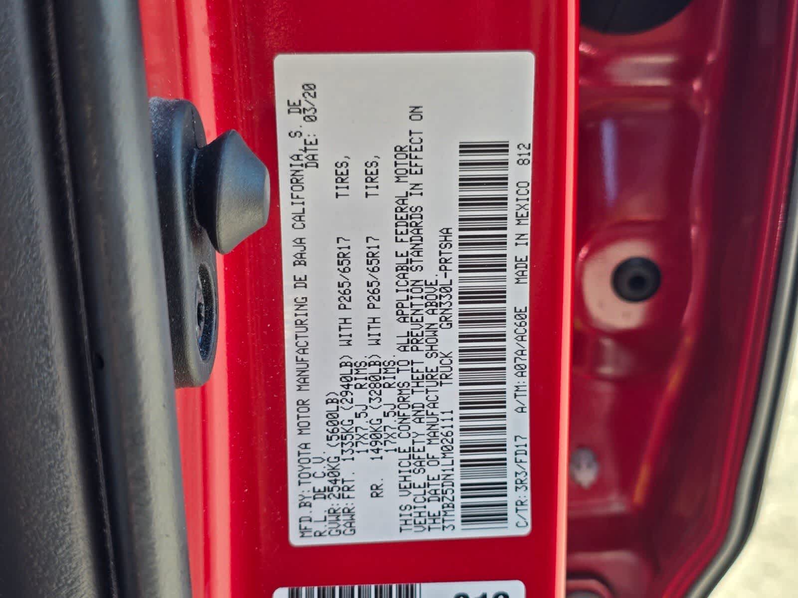 Thumbnail: 2020 Toyota Tacoma - 20