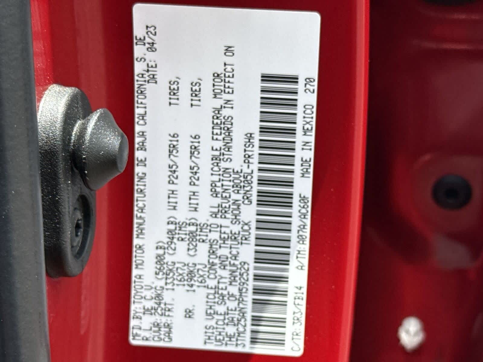 2023 Toyota Tacoma SR 34