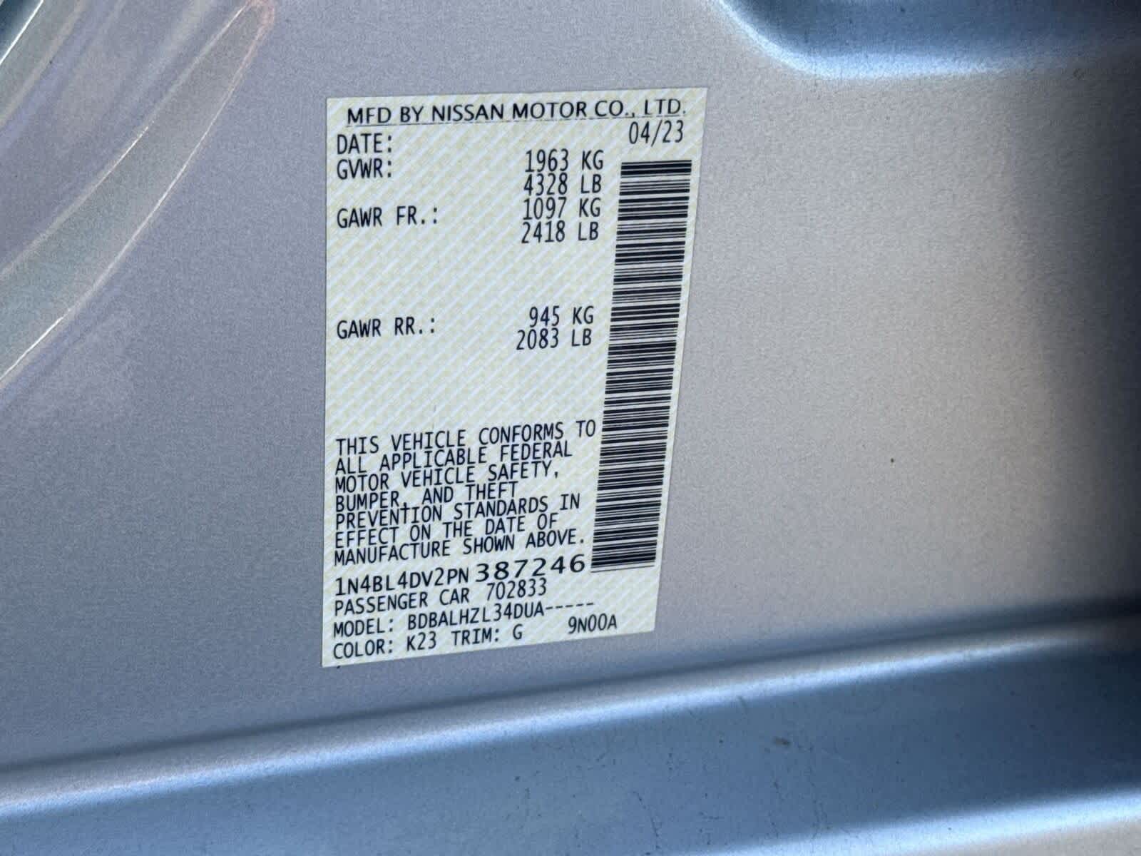 Thumbnail: 2023 Nissan Altima - 32