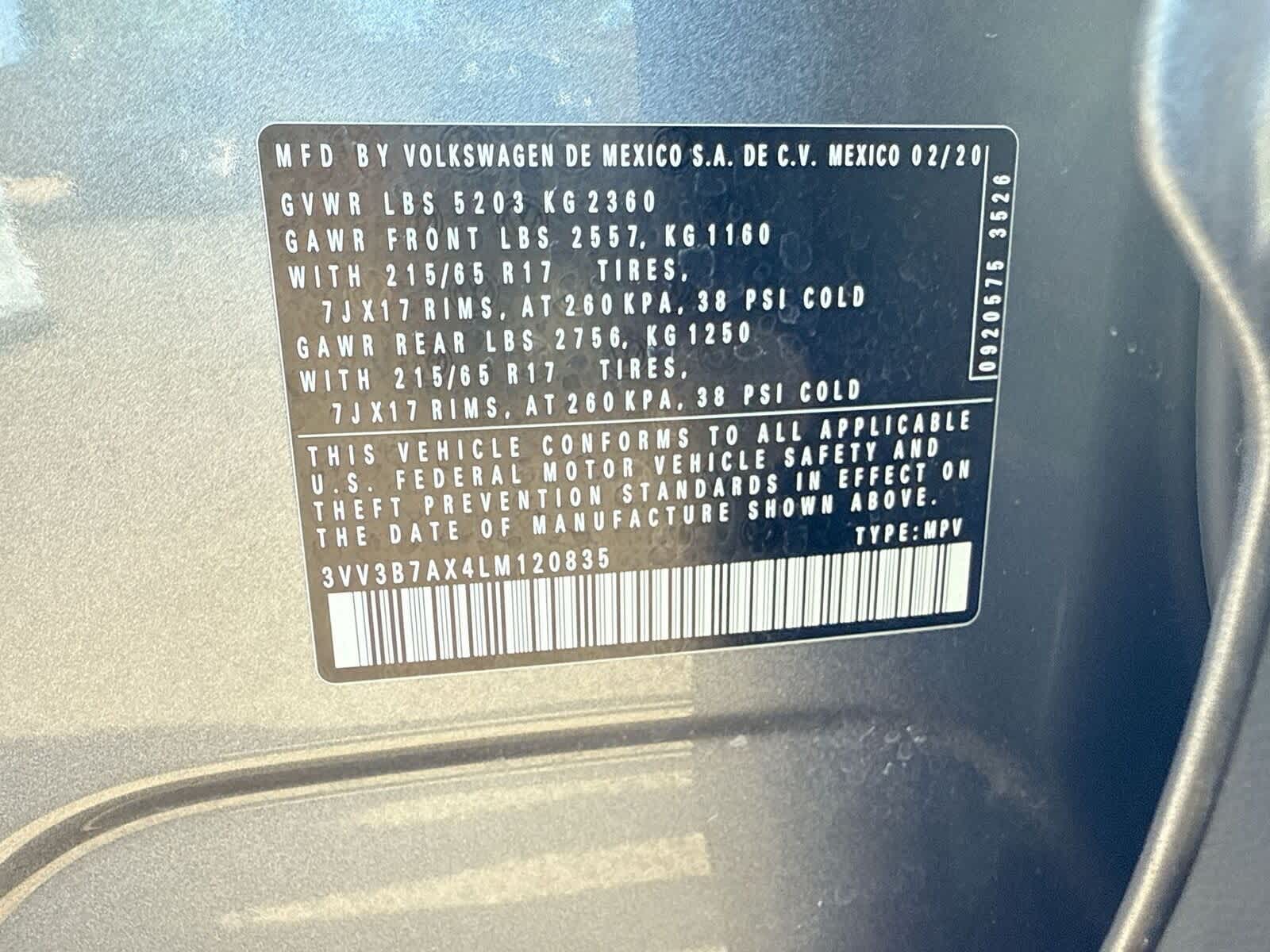 Thumbnail: 2020 Volkswagen Tiguan - 33