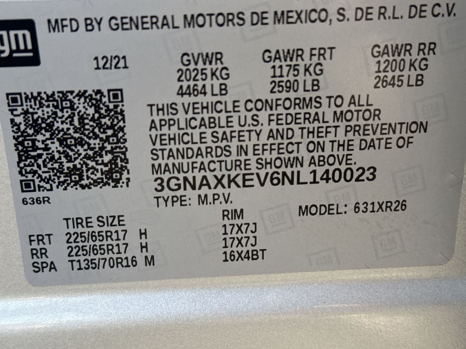 Thumbnail: 2022 Chevrolet Equinox - 34