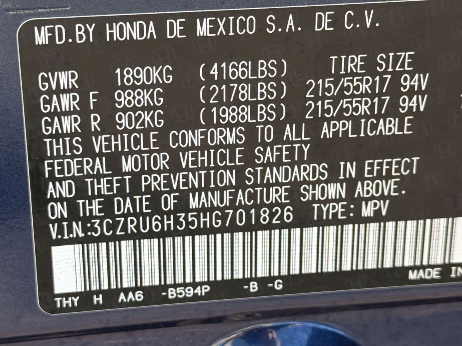 Thumbnail: 2017 Honda HR-V - 34