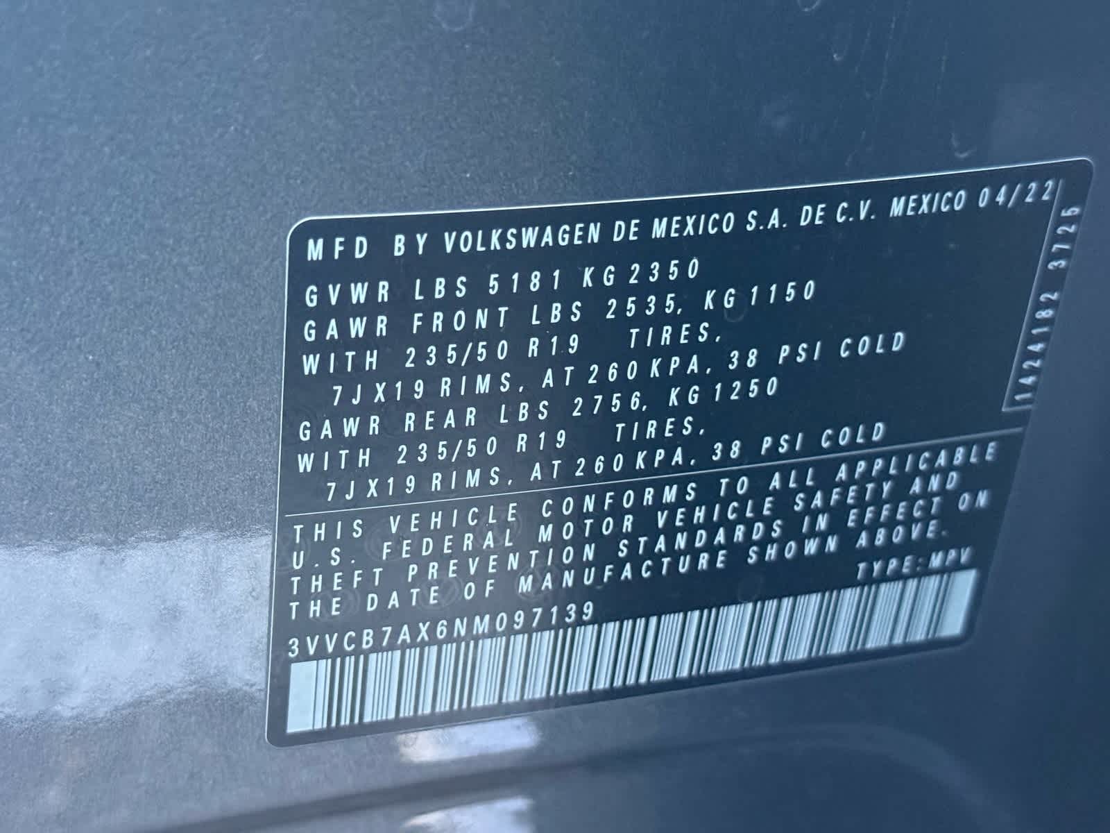 Thumbnail: 2022 Volkswagen Tiguan - 19