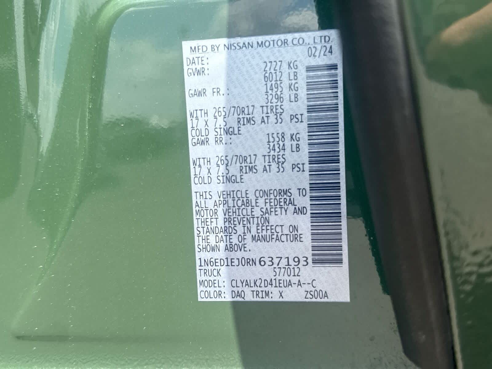 Thumbnail: 2024 Nissan Frontier - 34