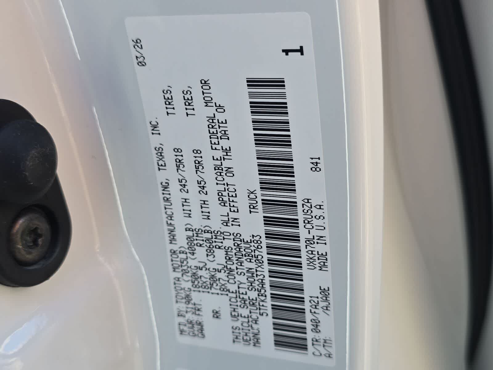 Thumbnail: 2026 Toyota Tundra - 34