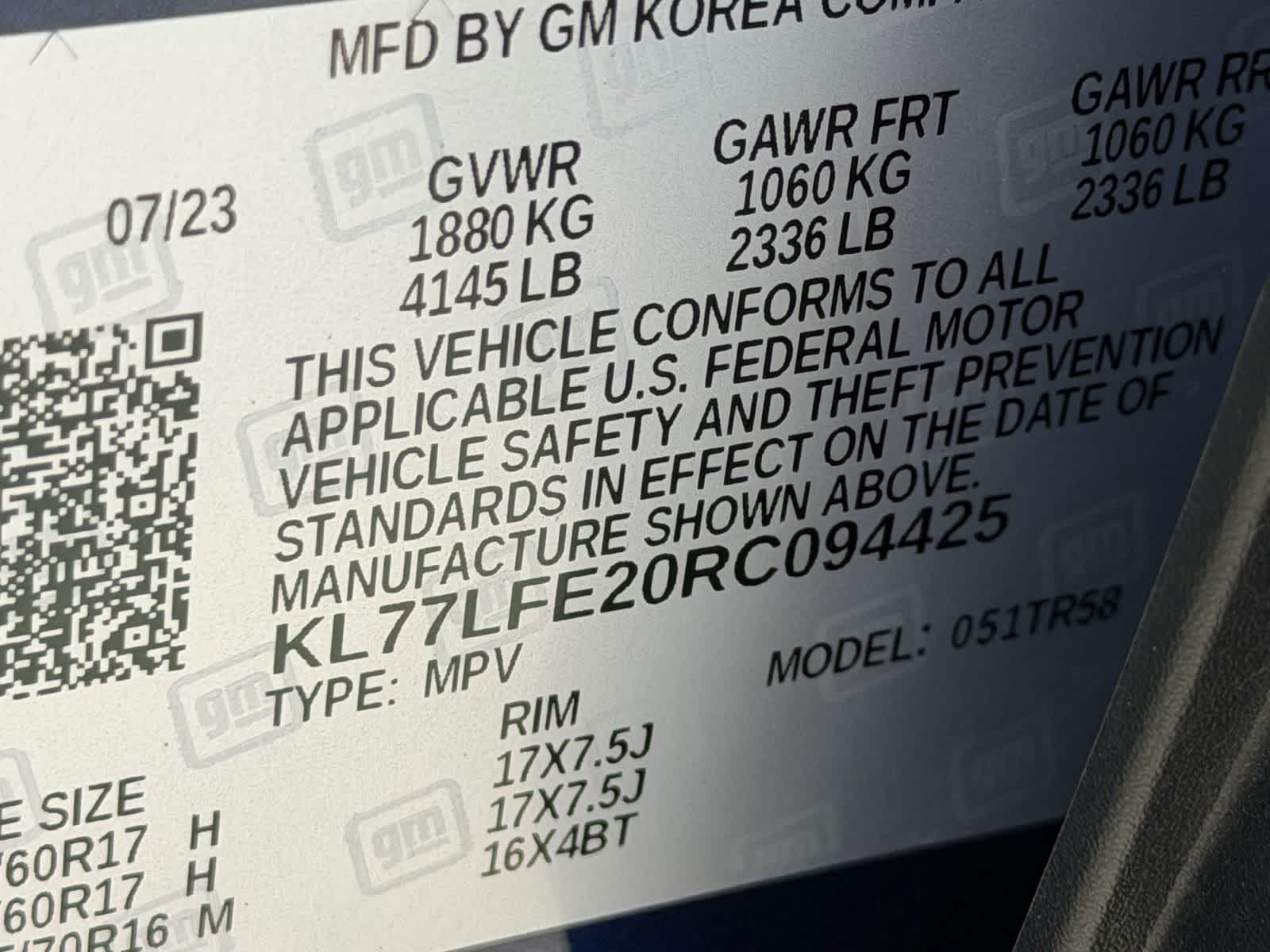 Thumbnail: 2024 Chevrolet Trax - 18