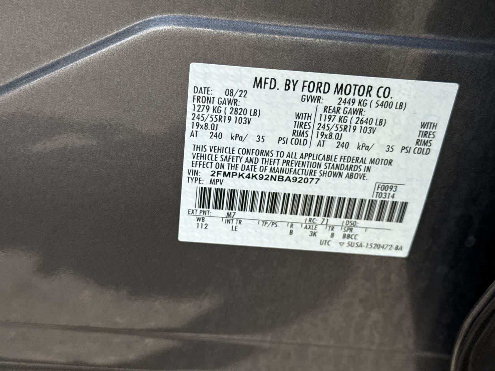 Thumbnail: 2022 Ford Edge - 33