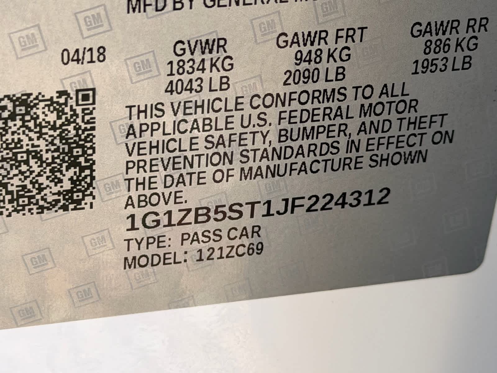 Thumbnail: 2018 Chevrolet Malibu - 22