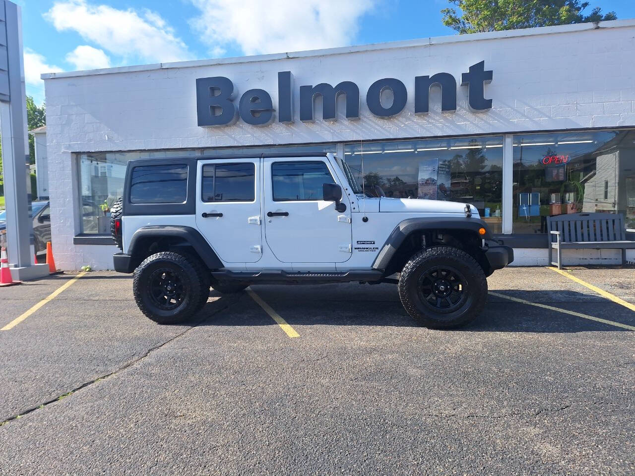 Used 2016 Jeep Wrangler Unlimited Sport S with VIN 1C4BJWDG8GL136448 for sale in Barnesville, OH