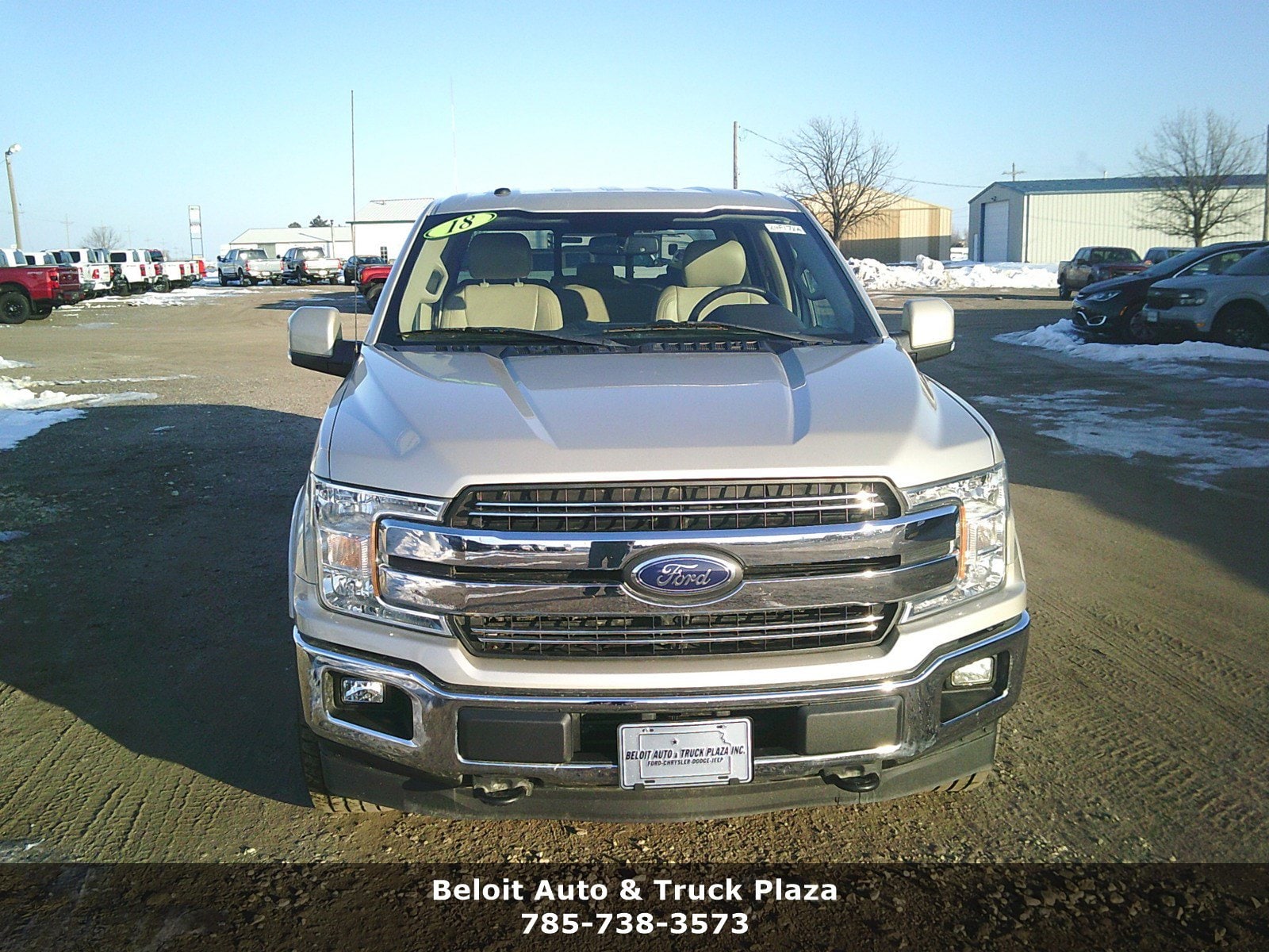 Used 2018 Ford F-150 Lariat with VIN 1FTEW1EP6JFC01156 for sale in Beloit, KS
