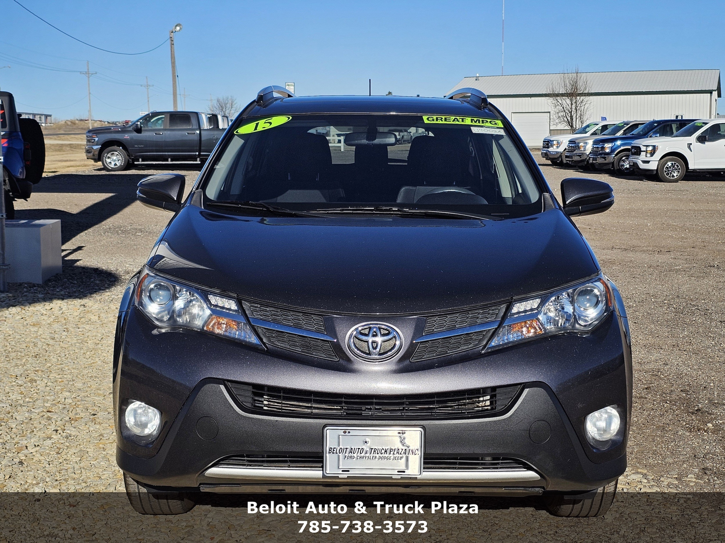 Used 2015 Toyota RAV4 XLE with VIN JTMRFREV4FJ029907 for sale in Beloit, KS