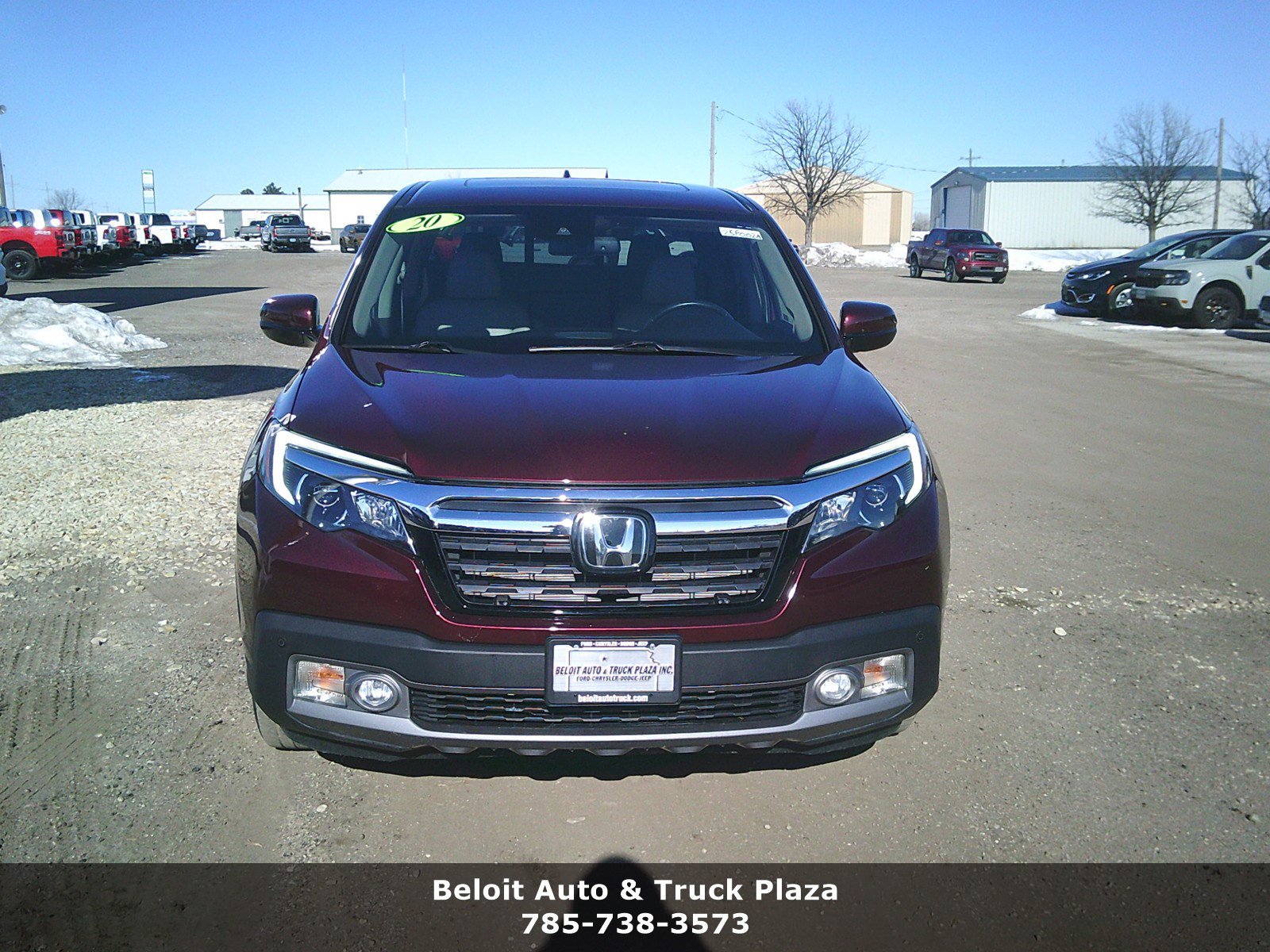 Used 2020 Honda Ridgeline RTL-E with VIN 5FPYK3F74LB022082 for sale in Beloit, KS