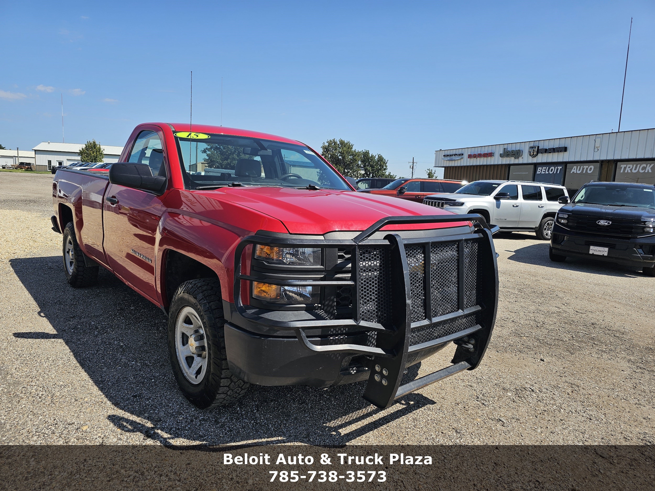 Used 2015 Chevrolet Silverado 1500 Work Truck 1WT with VIN 1GCNKPEC4FZ294521 for sale in Beloit, KS