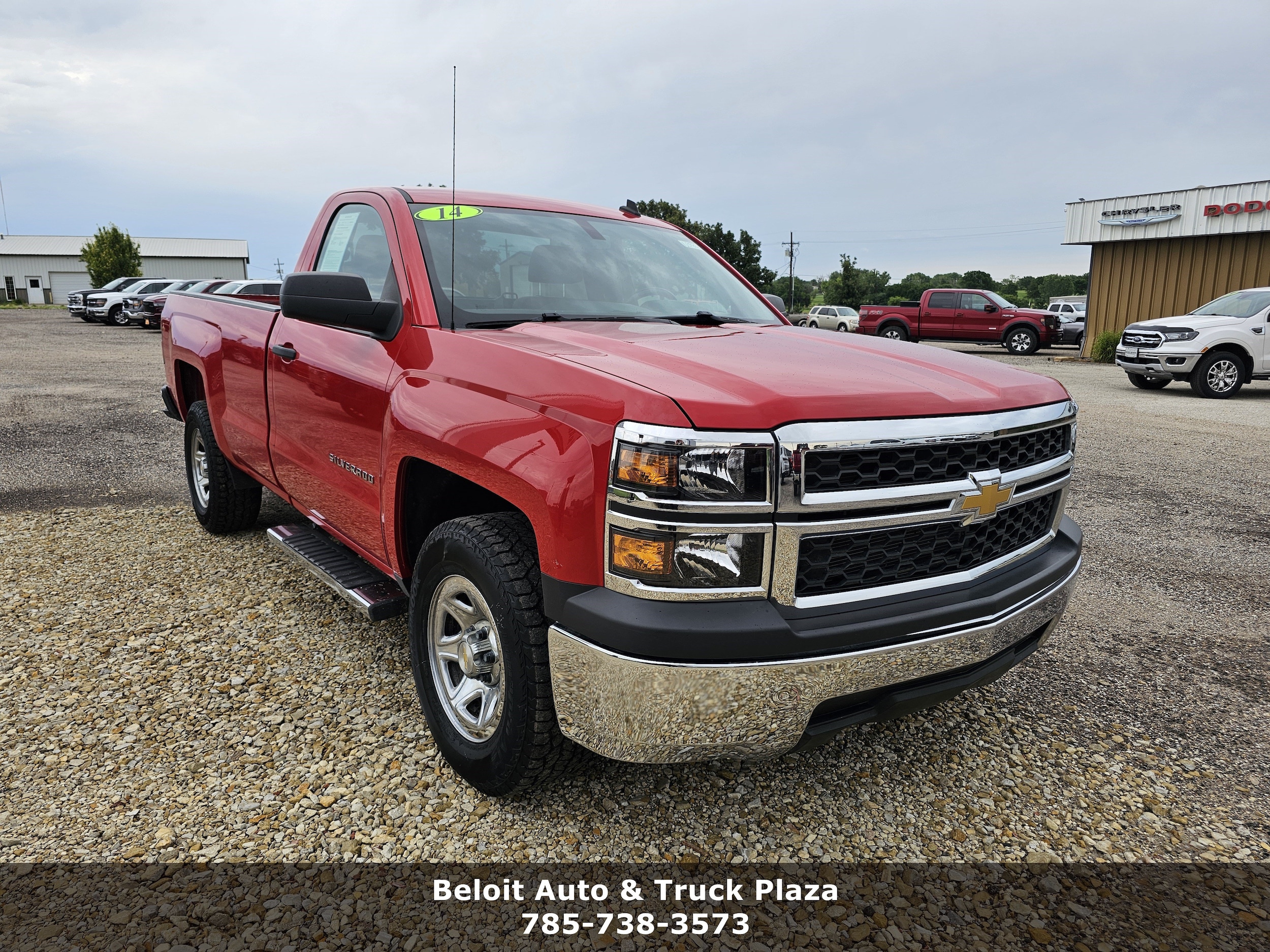 Used 2014 Chevrolet Silverado 1500 Work Truck 2WT with VIN 1GCNCPEH0EZ397202 for sale in Beloit, KS