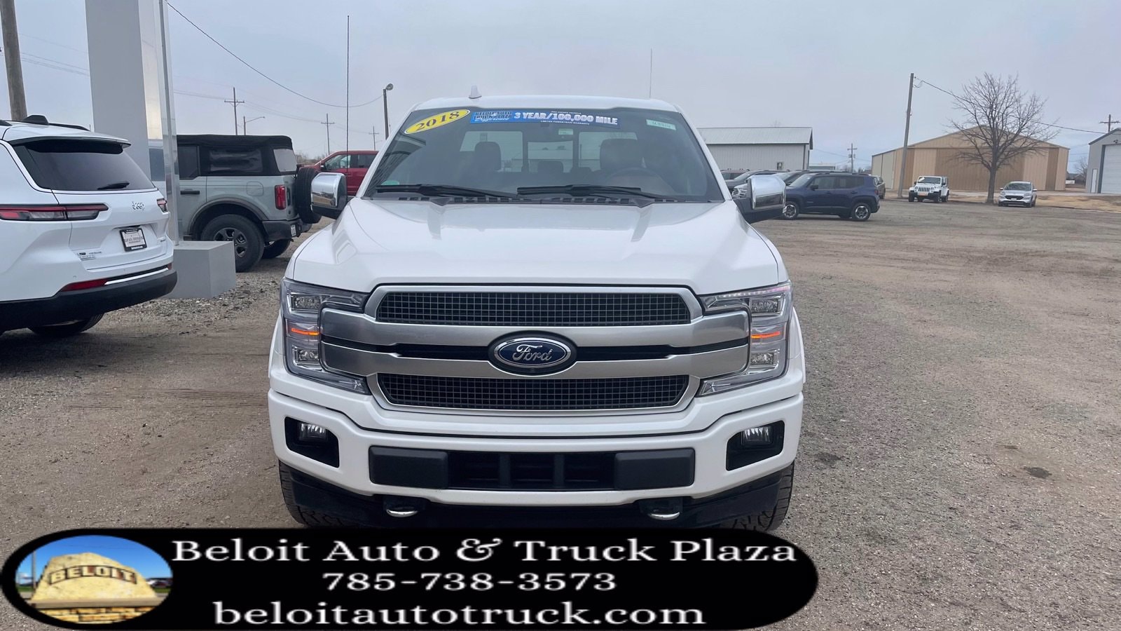 Certified 2018 Ford F-150 Platinum with VIN 1FTFW1E15JFD39058 for sale in Beloit, KS