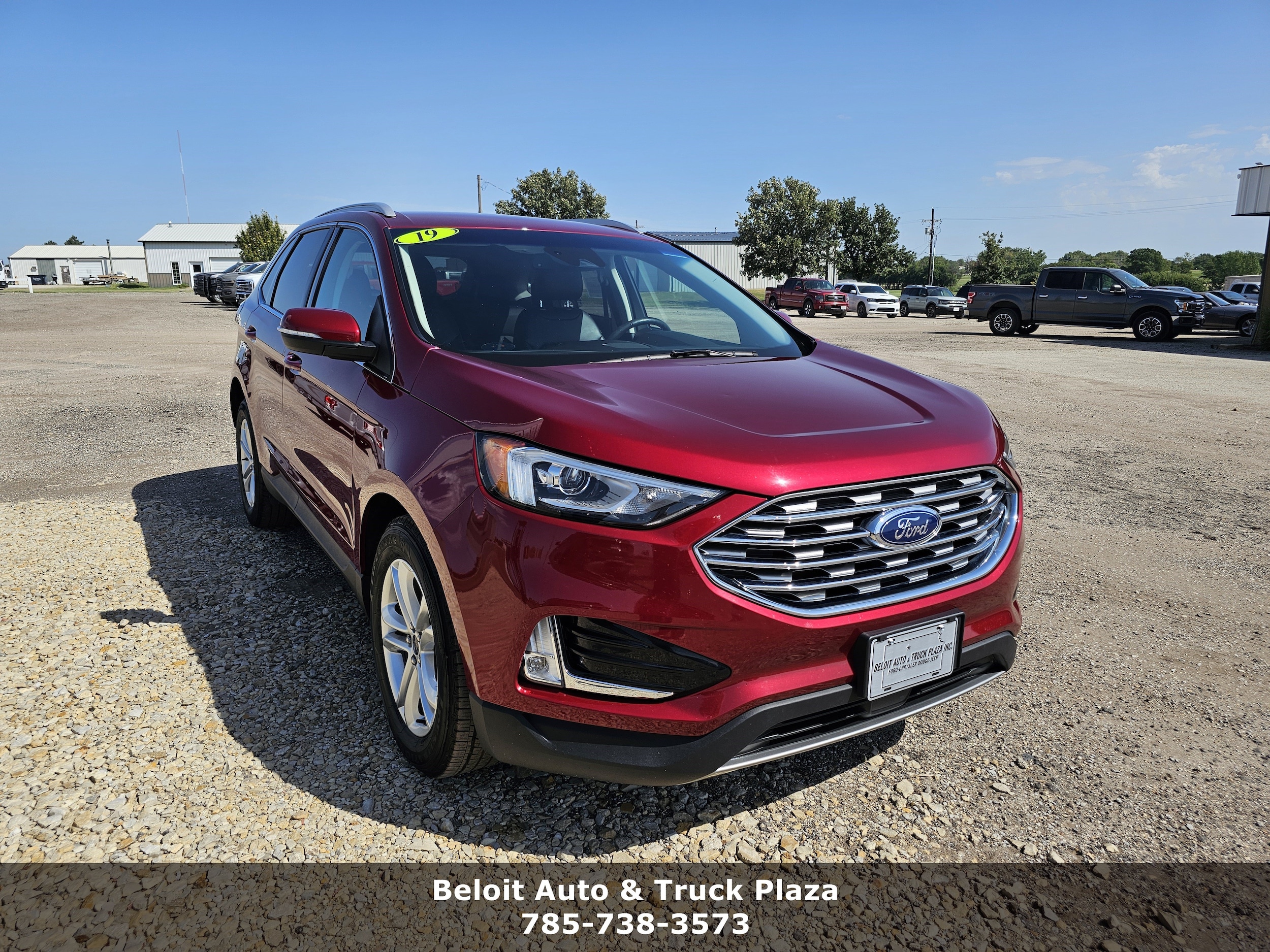 Used 2019 Ford Edge SEL with VIN 2FMPK3J93KBC62597 for sale in Beloit, KS