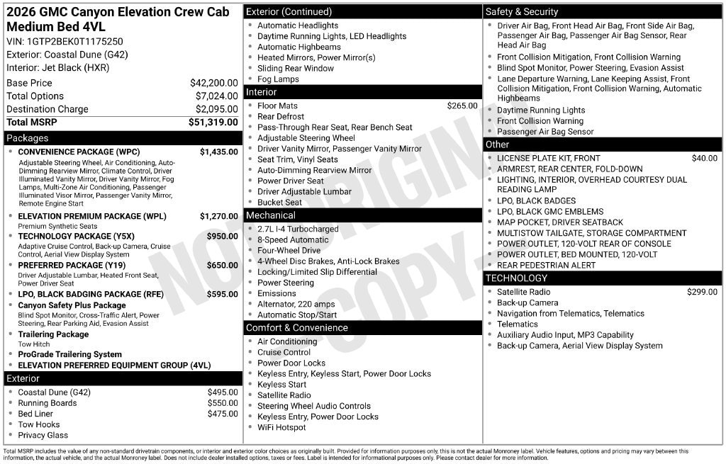 2026 GMC Canyon Elevation - Photo 15
