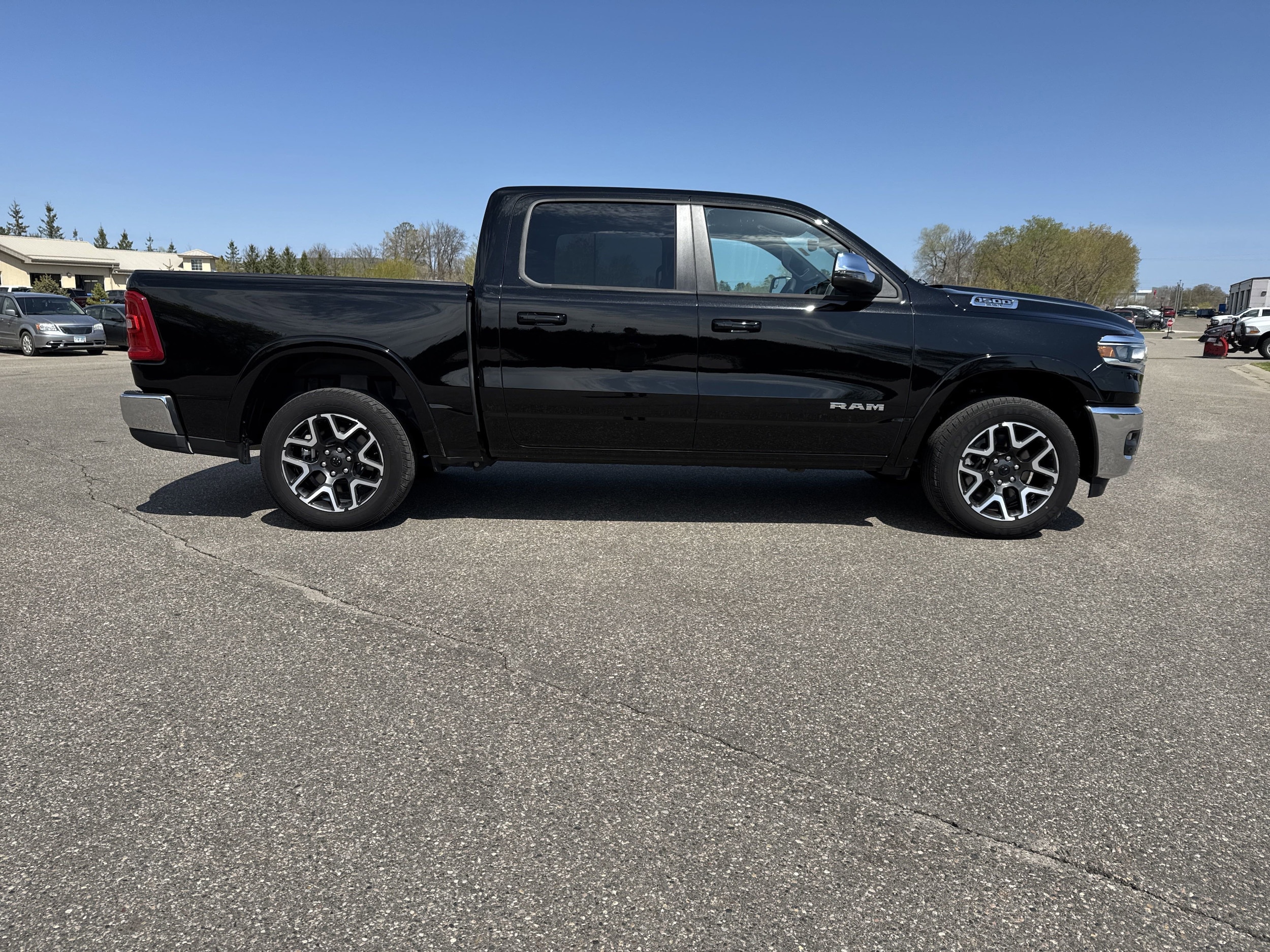 Used 2025 RAM Ram 1500 Pickup Laramie with VIN 1C6SRFJP2SN567921 for sale in Bemidji, Minnesota