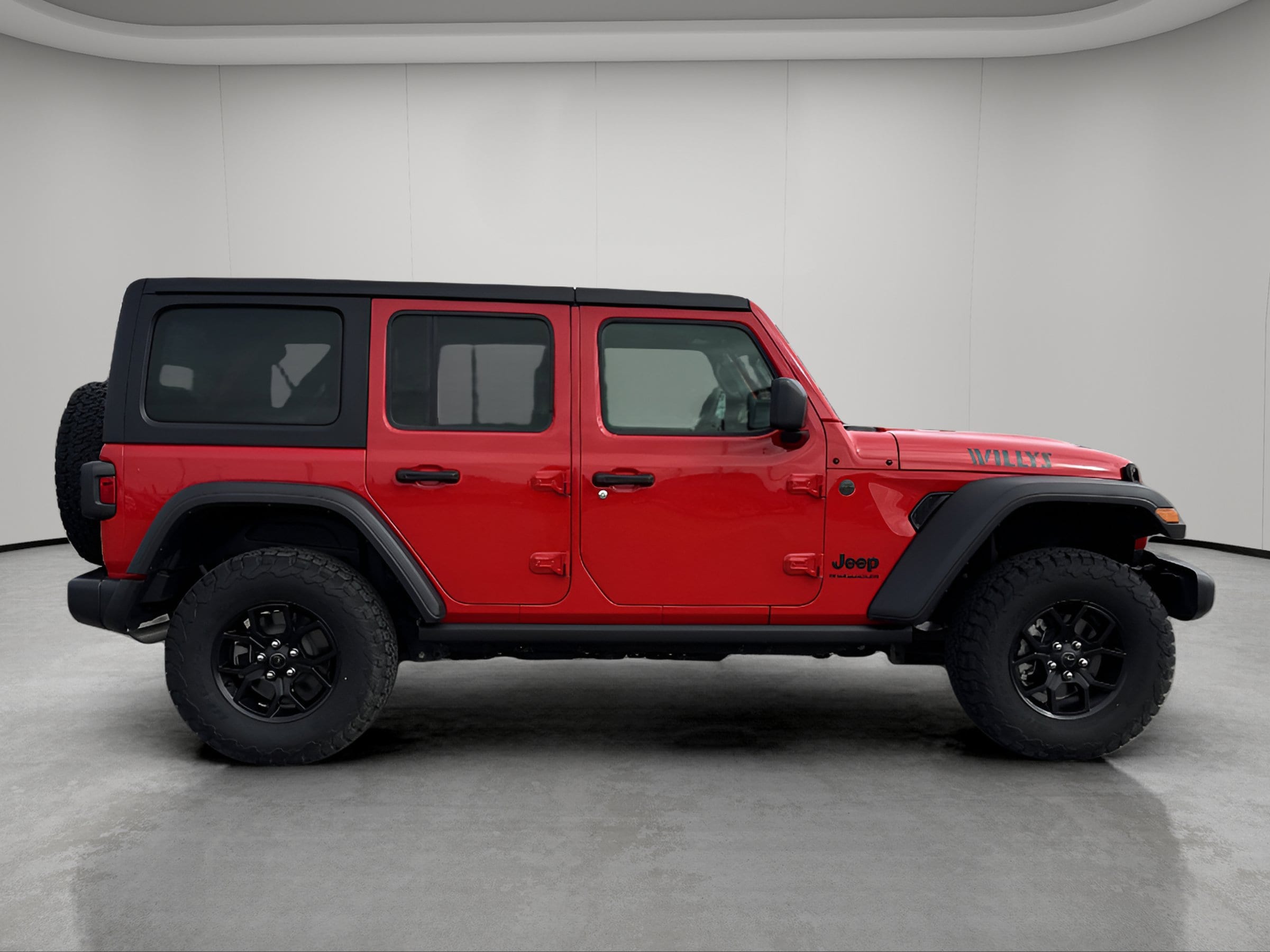Used 2024 Jeep Wrangler 4-Door Willys with VIN 1C4PJXDN5RW114449 for sale in Bemidji, Minnesota