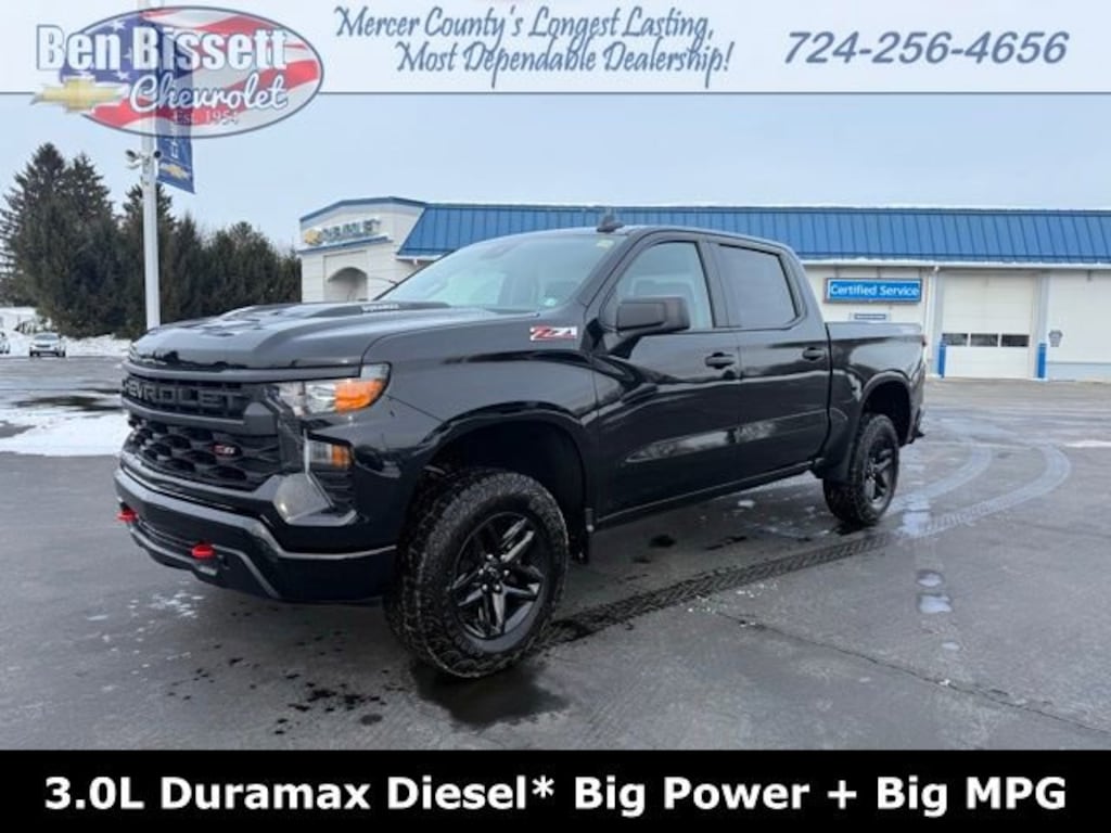 New 2026 Chevrolet Silverado 1500 Custom Trail Boss Truck