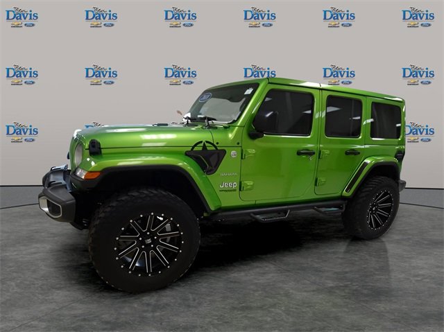 Used 2018 Jeep All-New Wrangler Unlimited Sahara with VIN 1C4HJXEG8JW238983 for sale in Auburn, IN