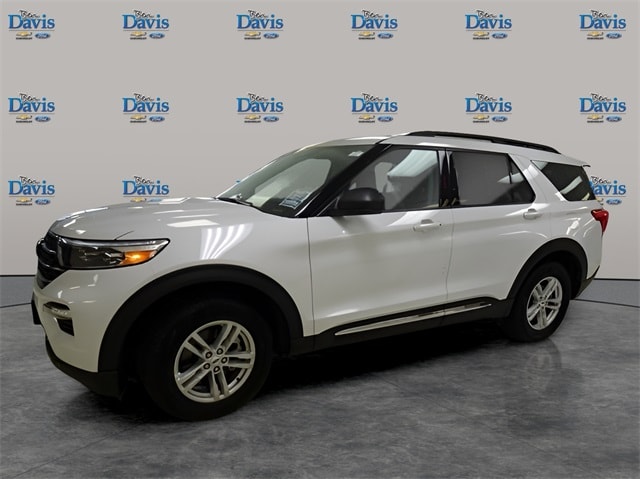 Used 2023 Ford Explorer XLT with VIN 1FMSK8DHXPGB22945 for sale in Auburn, IN