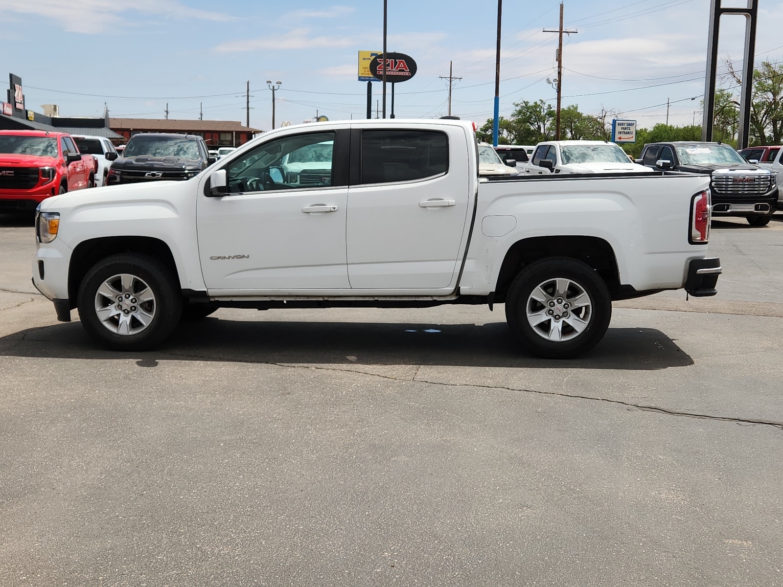 Used 2018 GMC Canyon SLE with VIN 1GTG5CEA7J1130274 for sale in Clovis, NM