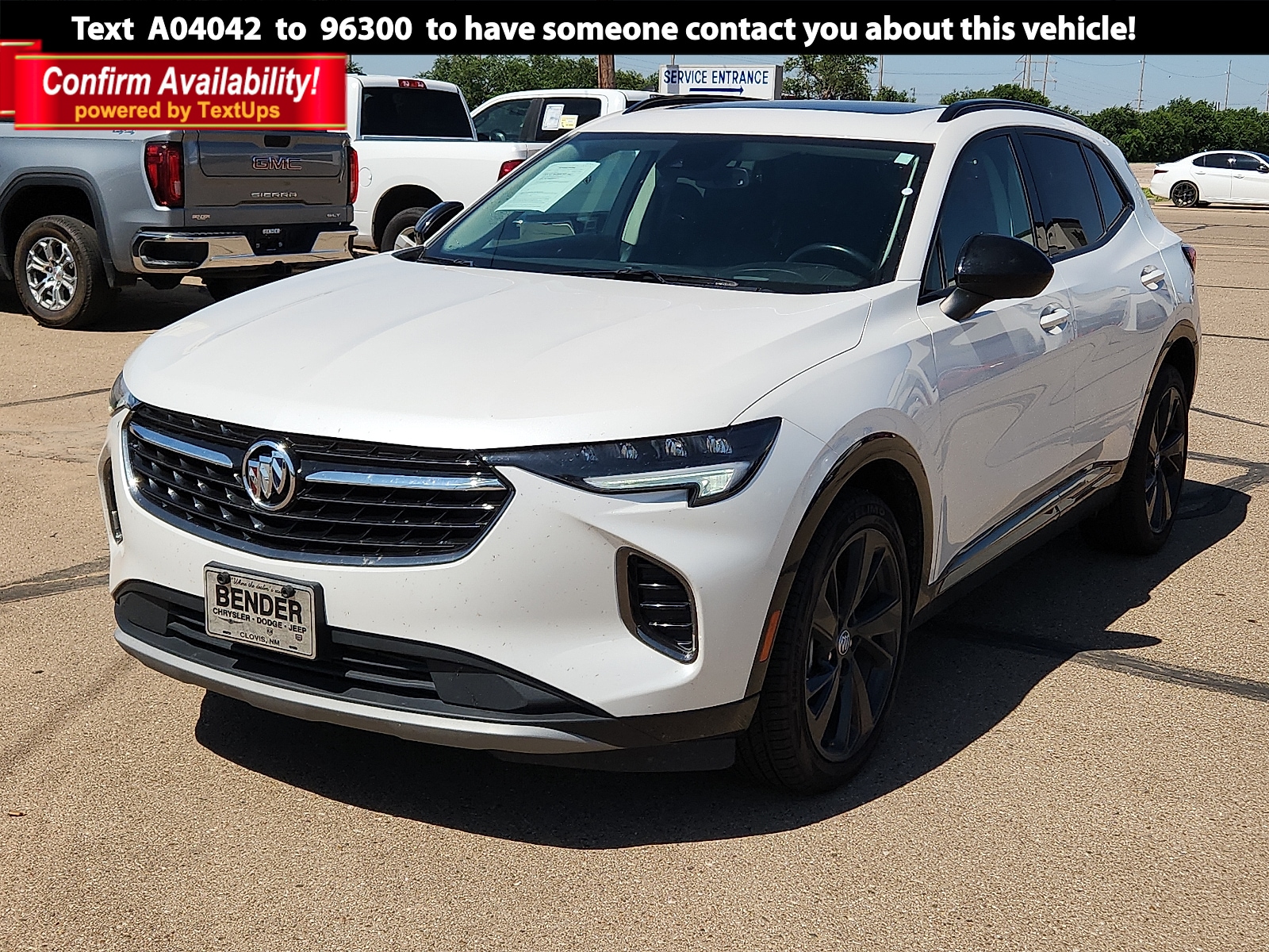 White FRO 2023 Buick Envision Essence FWD SUV / Crossover Front-Wheel Drive Automatic