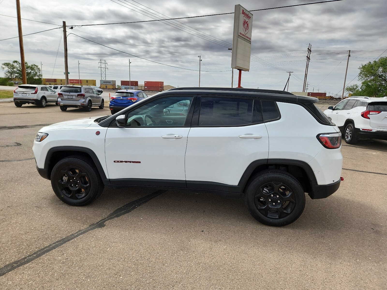 Used 2023 Jeep Compass Trailhawk with VIN 3C4NJDDN1PT527848 for sale in Clovis, NM