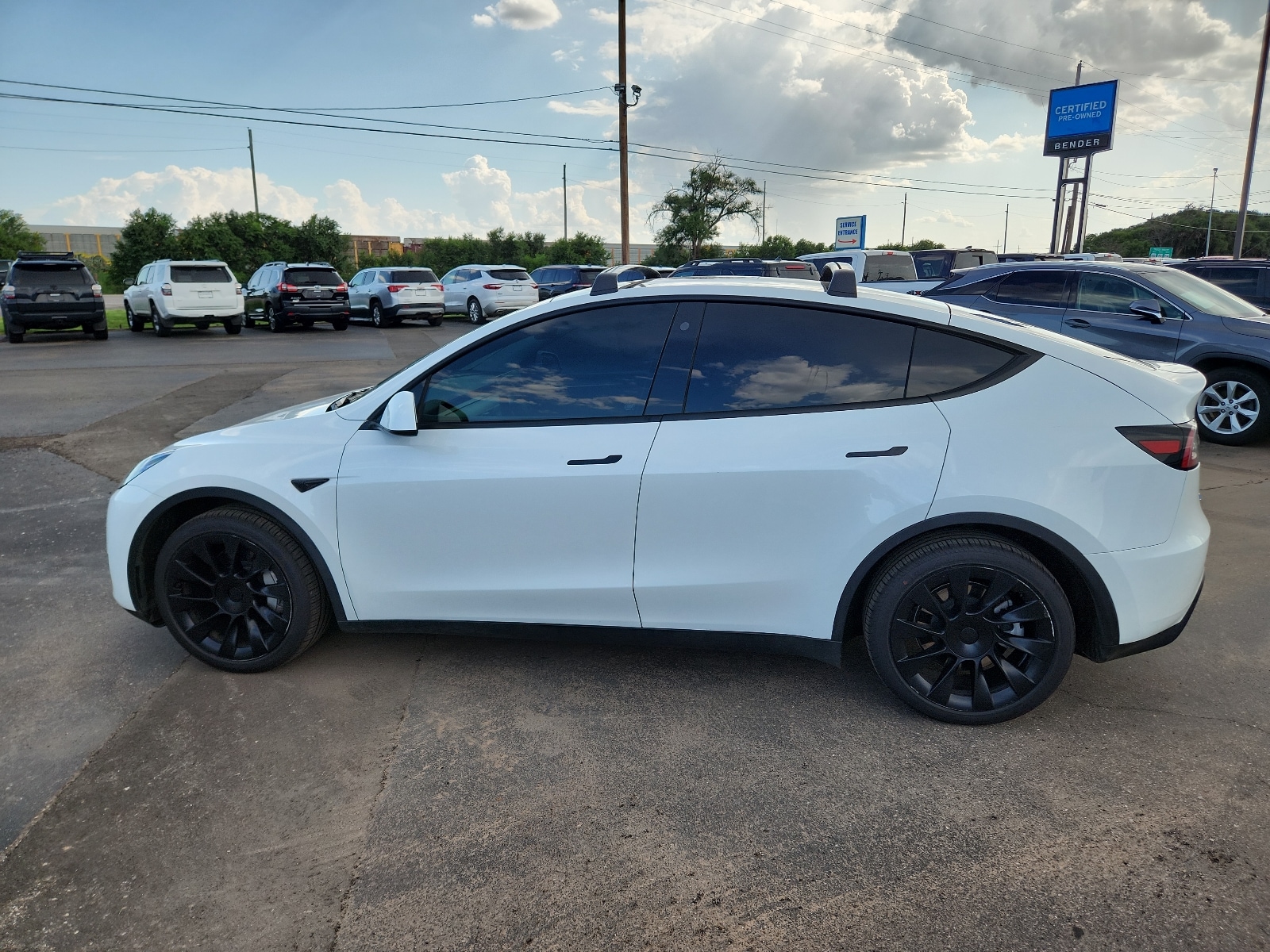 Used 2023 Tesla Model Y Long Range with VIN 7SAYGDEE1PF777229 for sale in Clovis, NM