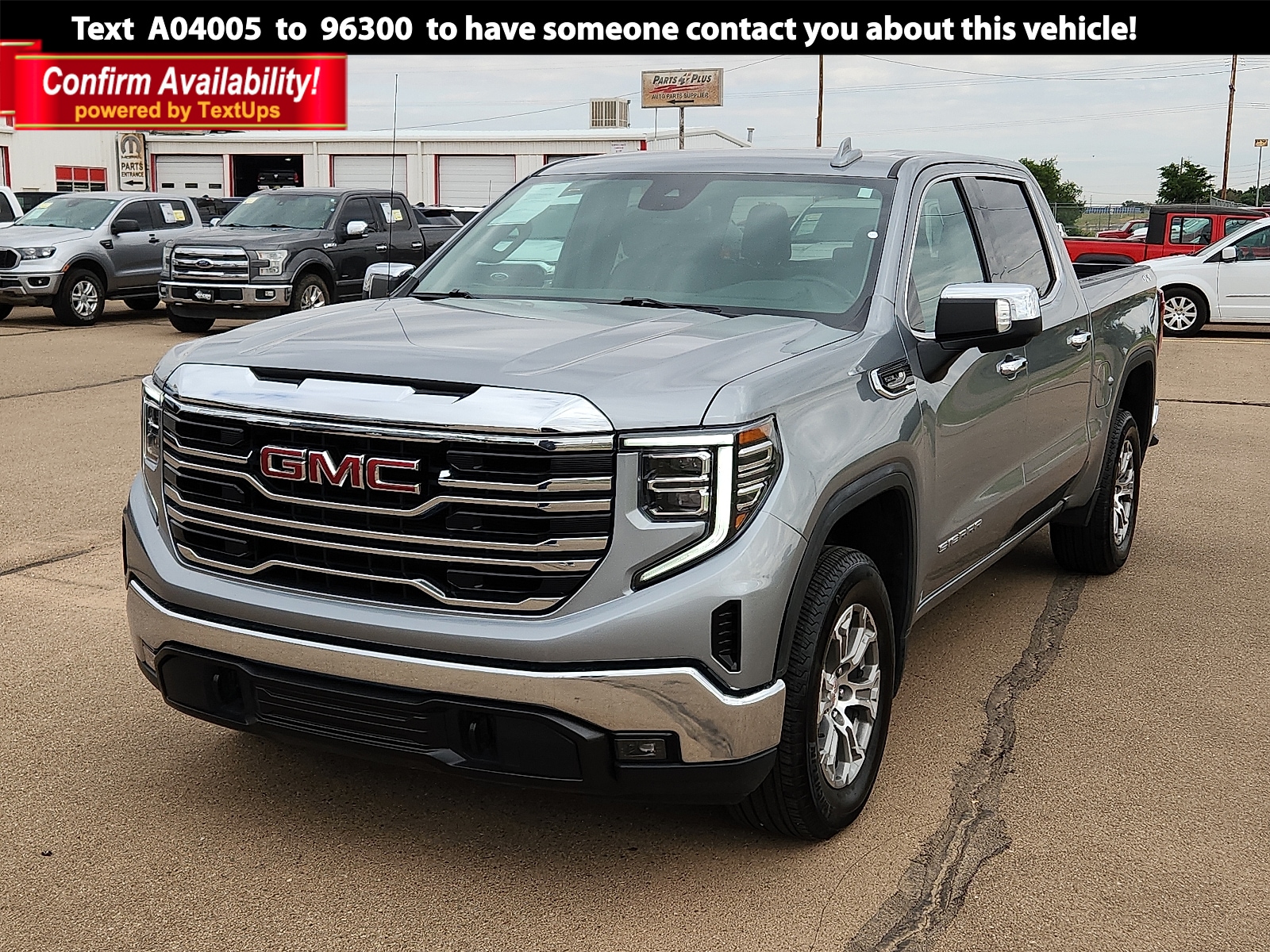 Sterling 2024 GMC Sierra 1500 SLT Crew Cab 4WD Pickup Truck Four-Wheel Drive Automatic