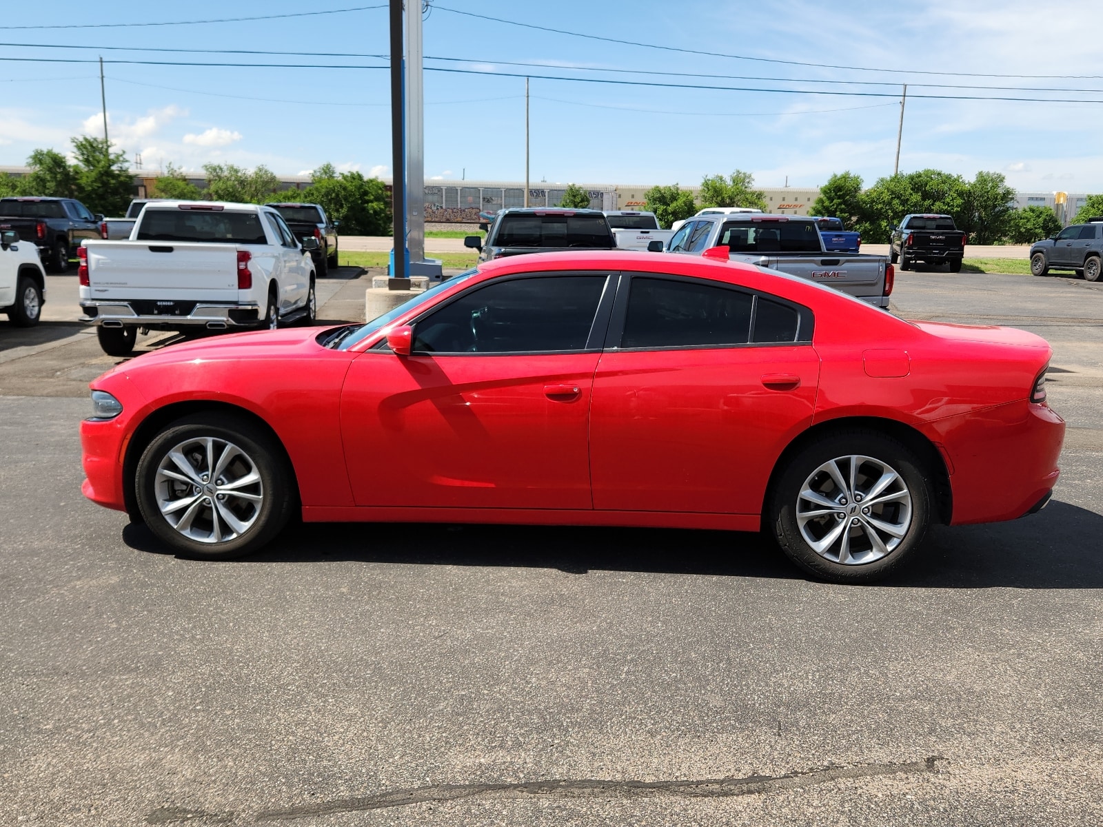 Used 2022 Dodge Charger SXT with VIN 2C3CDXJG7NH146652 for sale in Clovis, NM