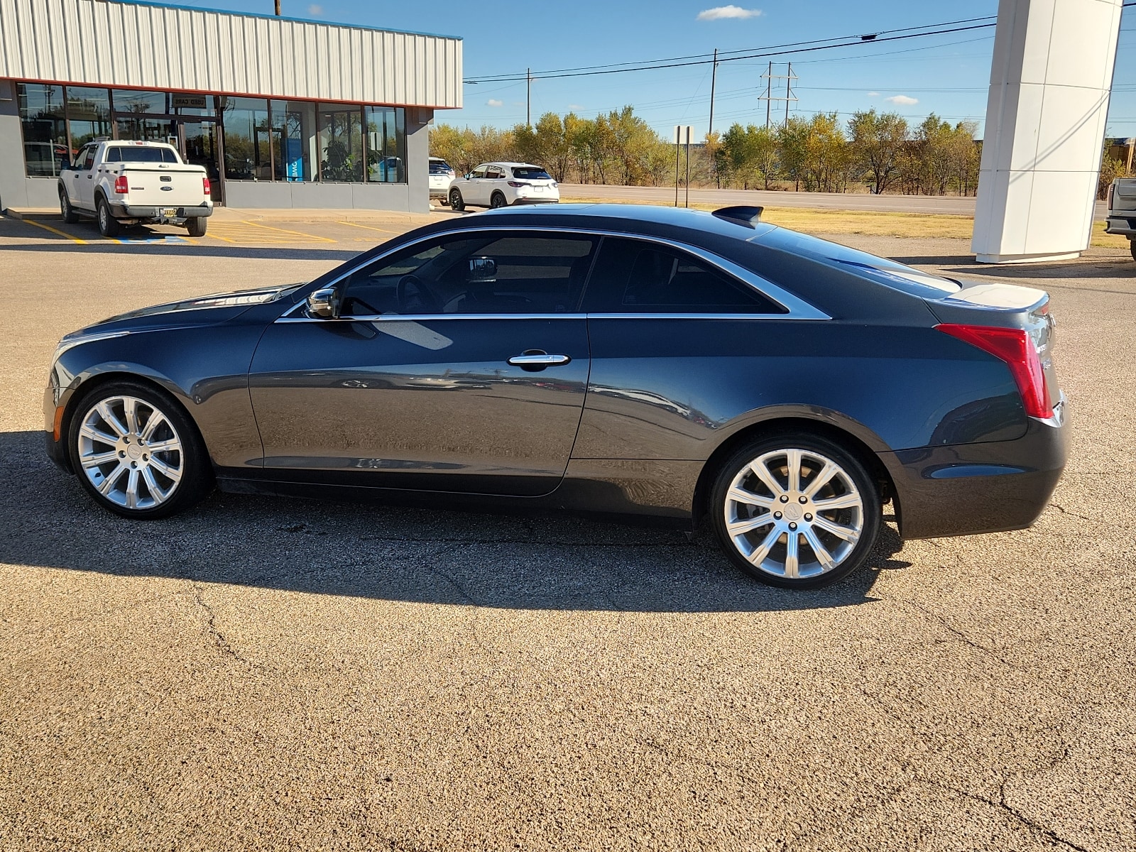 Used 2018 Cadillac ATS Coupe Luxury with VIN 1G6AB1RX3J0130492 for sale in Clovis, NM