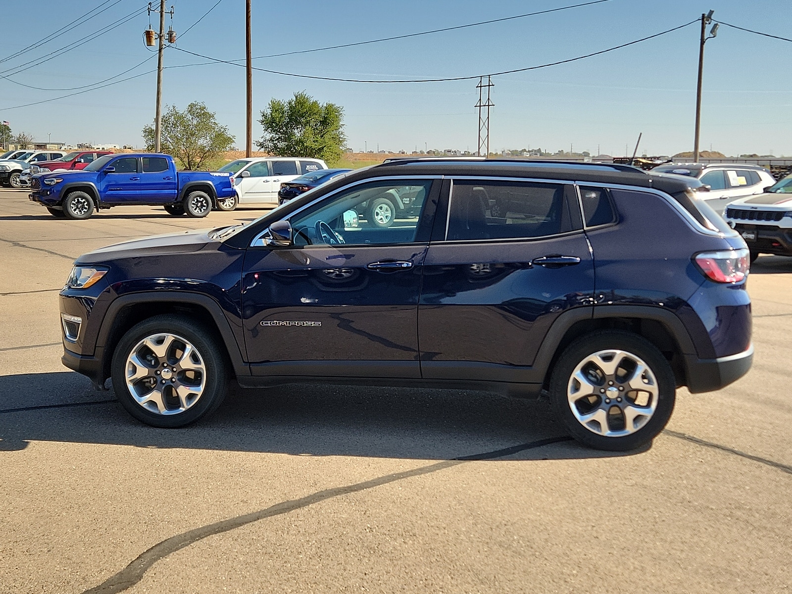 Used 2021 Jeep Compass Limited with VIN 3C4NJDCB7MT594411 for sale in Clovis, NM