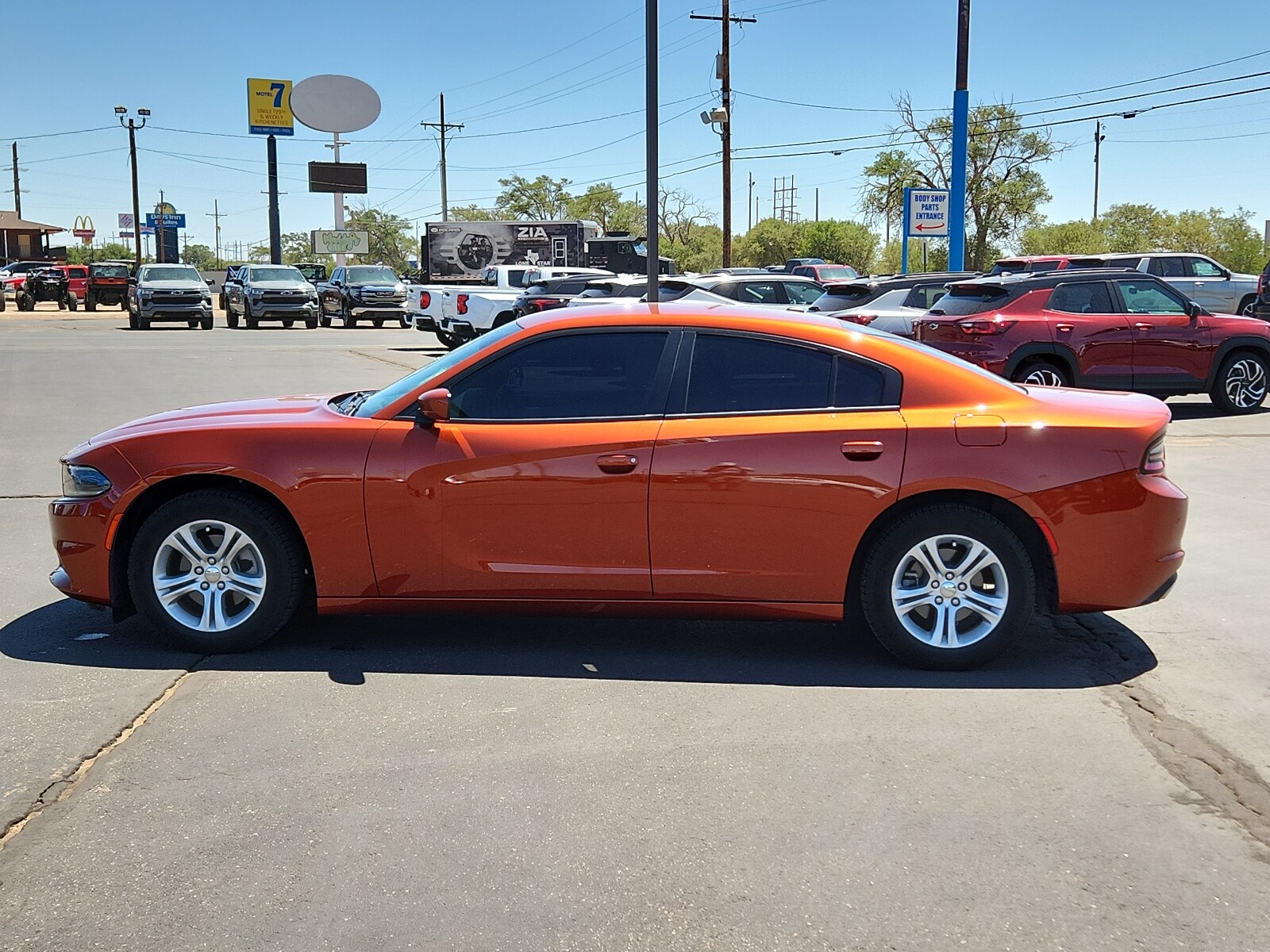 Used 2021 Dodge Charger SXT with VIN 2C3CDXBG9MH659690 for sale in Clovis, NM